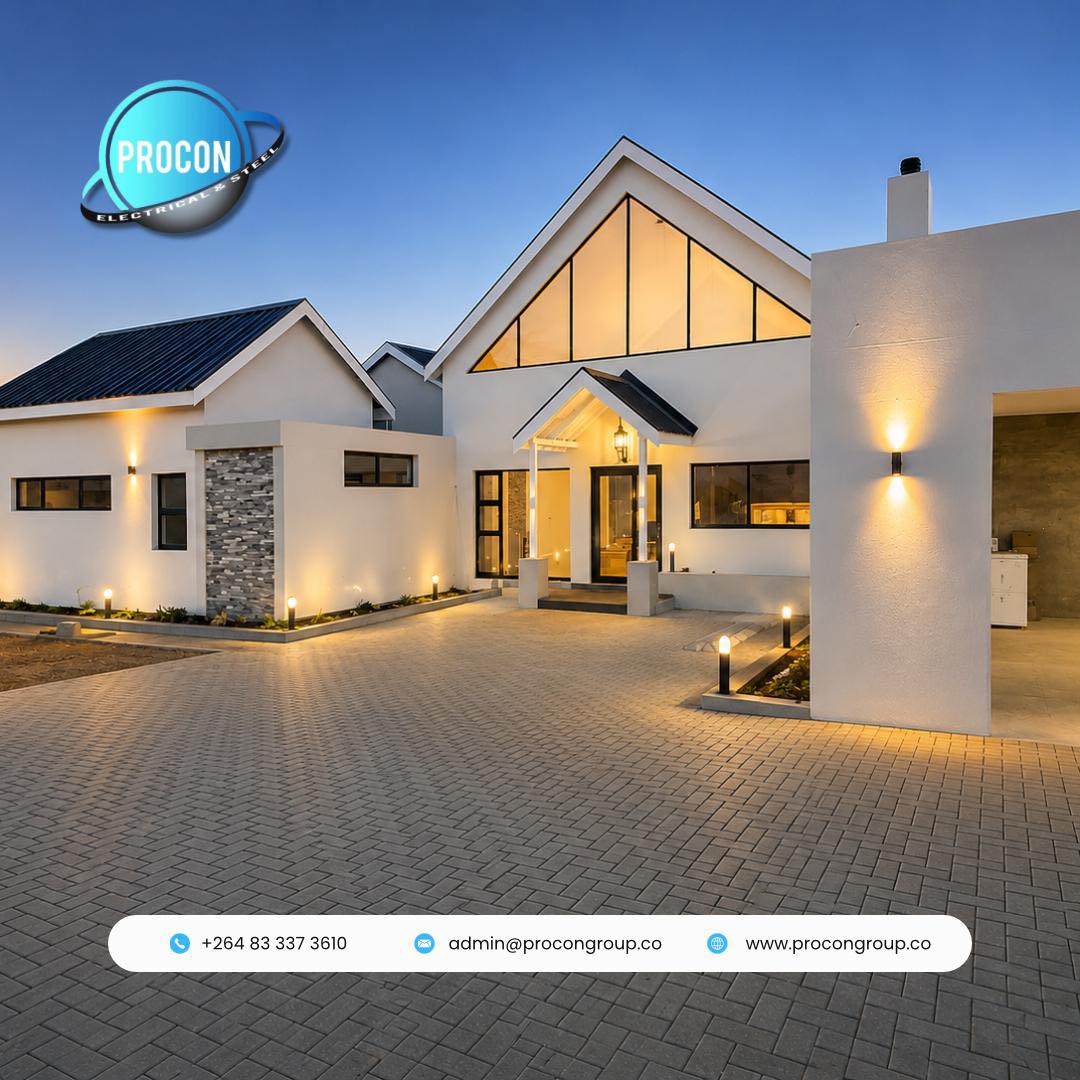 Modern residential build by Procon